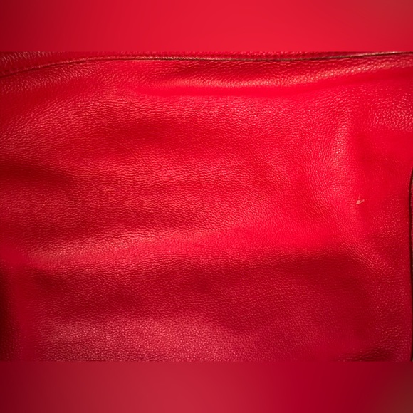 Tory Burch Large Amanda Tote Red - Picture 7 of 8